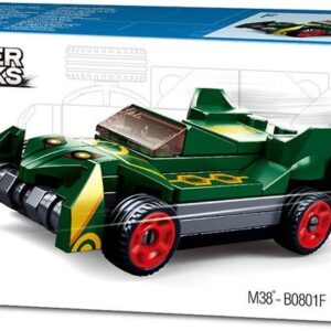 Sluban Power Bricks M38-B0801F natahovací autíčko zelené