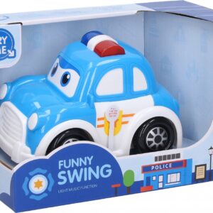 Auto policejní s efekty 15cm
