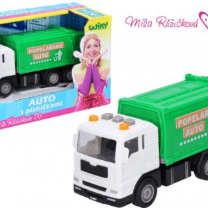 Auto popelářské s efekty 17 cm - Míša Růžičková - mluví česky