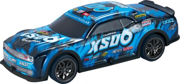 Auto závodní s efekty modré 19