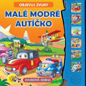 FONI book Objevuj zvuky - Malé modré autíčko - kniha