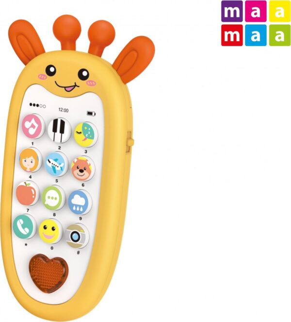 Maamaa Telefon dětský s efekty žirafa 13