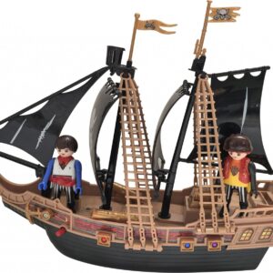 Pirátská loď s figurkami a efekty 30 cm