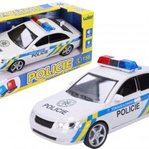 Policejní auto s efekty 24 cm - Český obal