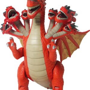 Sedmihlavý drak s efekty 31 cm