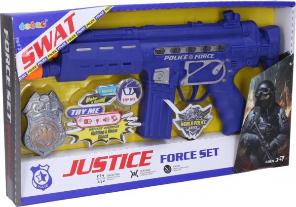 Wiky Policie samopal s efekty 35 cm