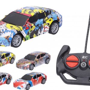 Wiky RC Auto s graffiti RC na dálkové ovládání 18 cm