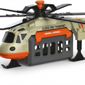 Wiky vehicles Vrtulník s dinosaurem a efekty 39 cm