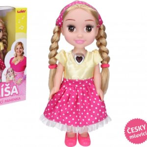 Zpívající panenka Míša Růžičková 33 cm - Český obal