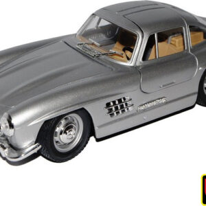 Bburago 1:24 Mercedes Benz 300SL stříbrná 18-22023