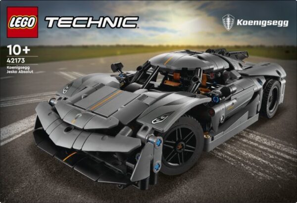 LEGO® Technic 42173 Šedé hyperauto Koenigsegg Jesko Absolut