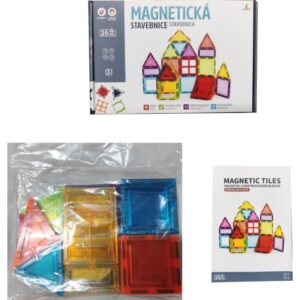 Magnetická stavebnice 26ks