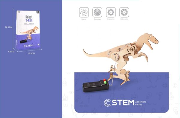 Stavebnice dinosaurus na kabel