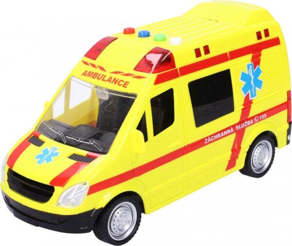 Wiky Vehicles Auto Záchranka s efekty 22 cm - Český obal