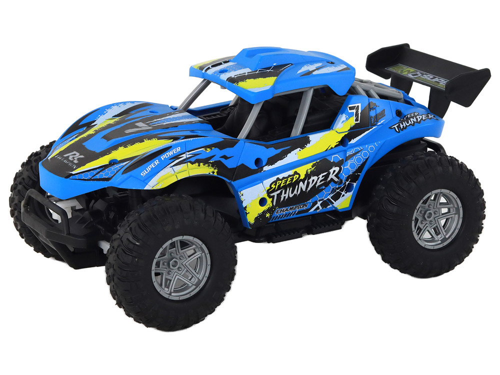 Auto Off-Road na dálkové ovládání R/C 1:16 modré - Obrázek 2