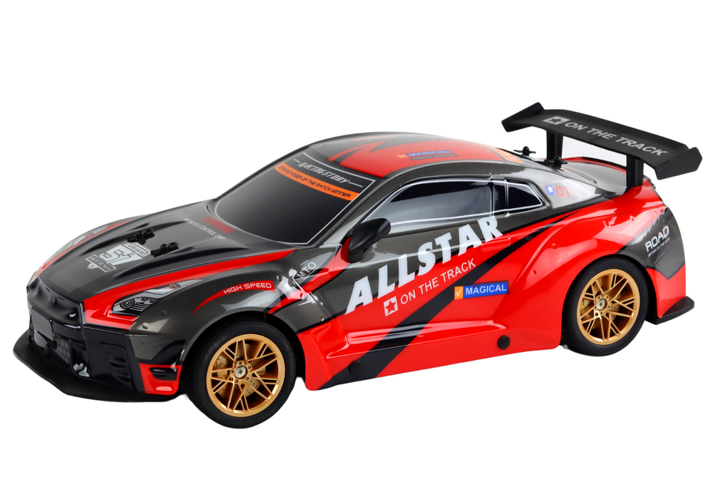 Auto na dálkové R/C ovládání Allstar 1:10 červené - Obrázek 2