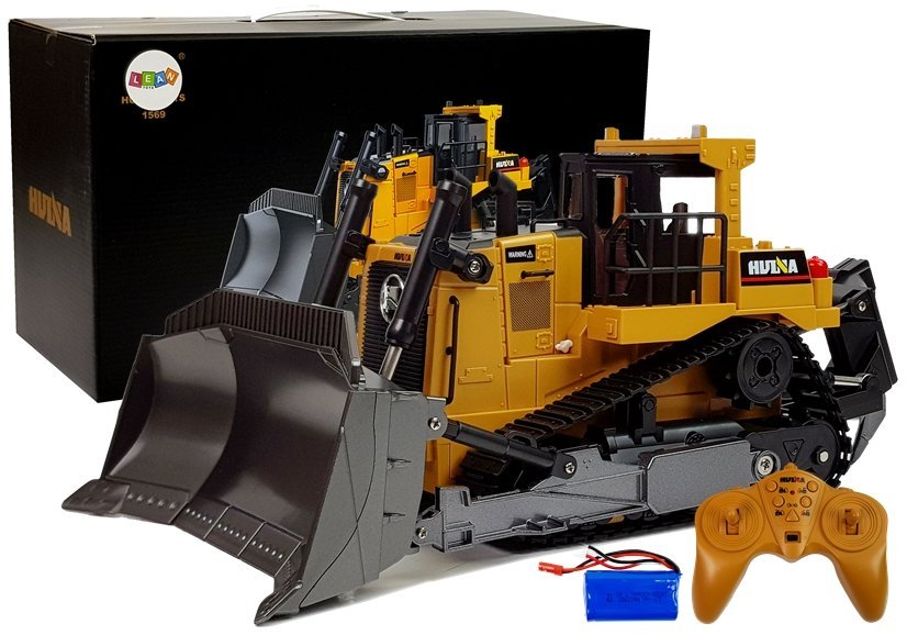 Auto na dálkové ovládání Buldozér R/C 1:16