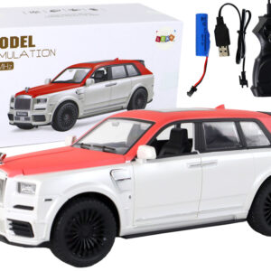  Auto na dálkové ovládání R/C Bvliiman 1:20 bílá červená