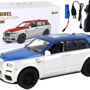 Auto na dálkové ovládání R/C Bvliiman 1:20 bílá modrá