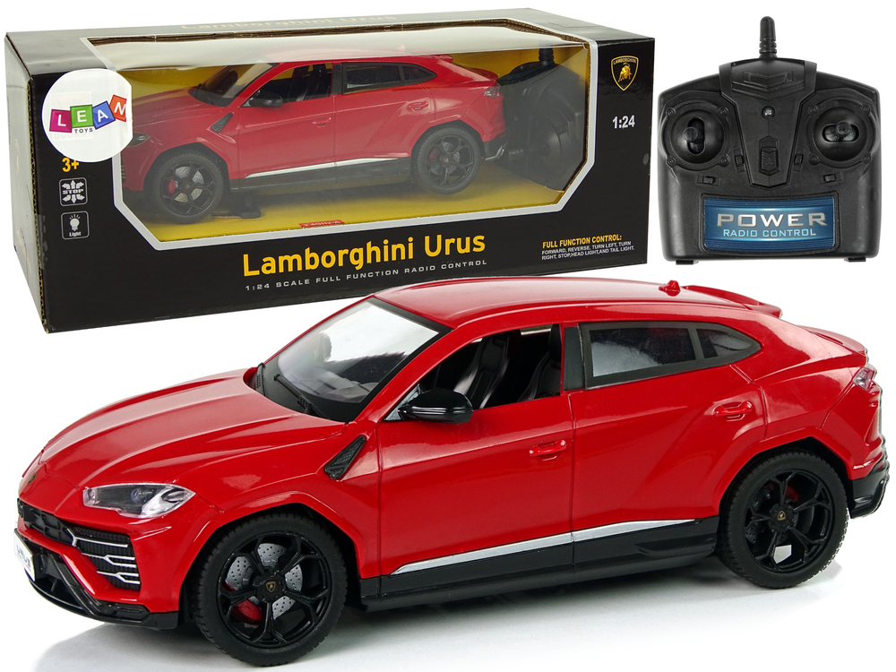 Auto na dálkové ovládání R/C Lamborghini Urus 1:24 červené