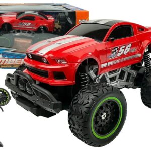  Auto na dálkové ovládání R/C Monster 1:24 červené