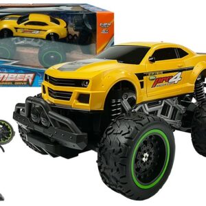  Auto na dálkové ovládání R/C Monster 1:24 žluté