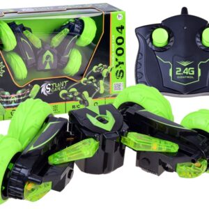  Auto na dálkové ovládání RC Stunt zelené