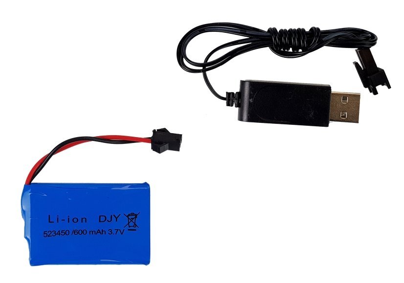 Auto na dálkové ovládání R/C pistole 2v1 bílé - Obrázek 2