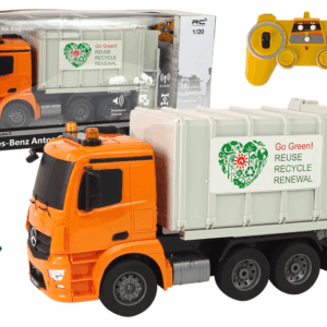 Double E Double E Popelářský vůz Mercedes- Benz na dálkové ovládání R/C oranžový