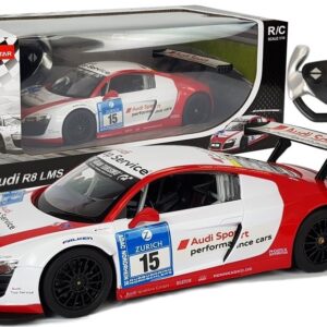 RASTAR RASTAR Auto na dálkové ovládání R/C Audi R8 LMS 1:14 bílo-červené