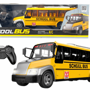  Školní autobus na dálkové ovládání RC se světly žlutý