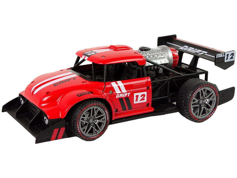 Sportovní auto Steam na dálkové ovládání R/C 1:16 červené - Obrázek 2