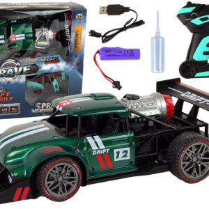 Sportovní auto Steam na dálkové ovládání R/C 1:16 zelené