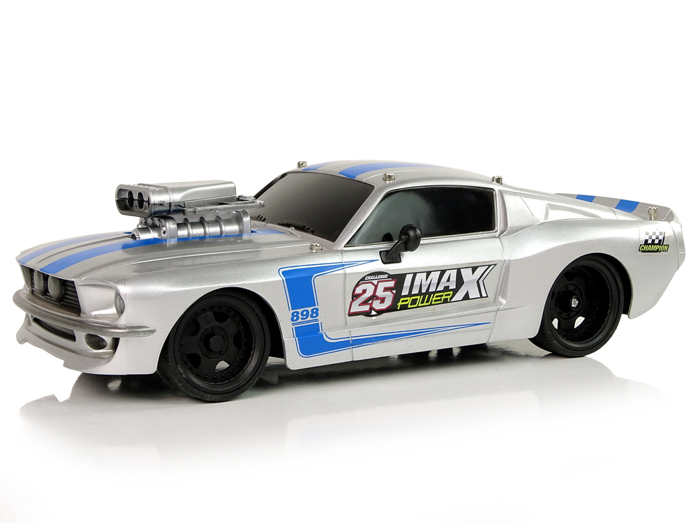 Sportovní auto na dálkové ovládání RC 1:16 stříbrné - Obrázek 2