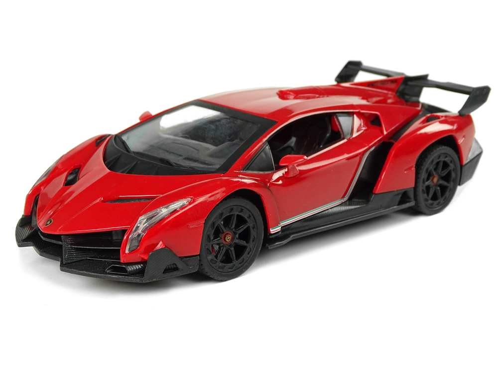 Sportovní auto na dálkové ovládání RC Lamborghini Veneno 1:24 červené - Obrázek 2