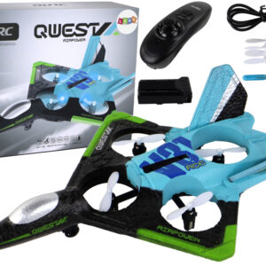  Stíhací letoun na dálkové ovládání RC modrý