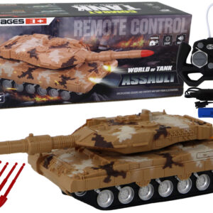  Tank na dálkové ovládání R/C Remote control žlutý
