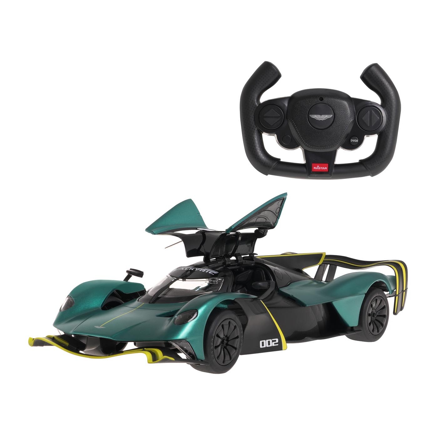 Autíčko na dálkové ovládání R/C Aston Martin Valkyrie AMR Pro 1:14 tmavě zelené - Obrázek 2