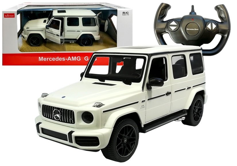Auto na dálkové ovládání R/C Mercedes G63 1:14 bílé