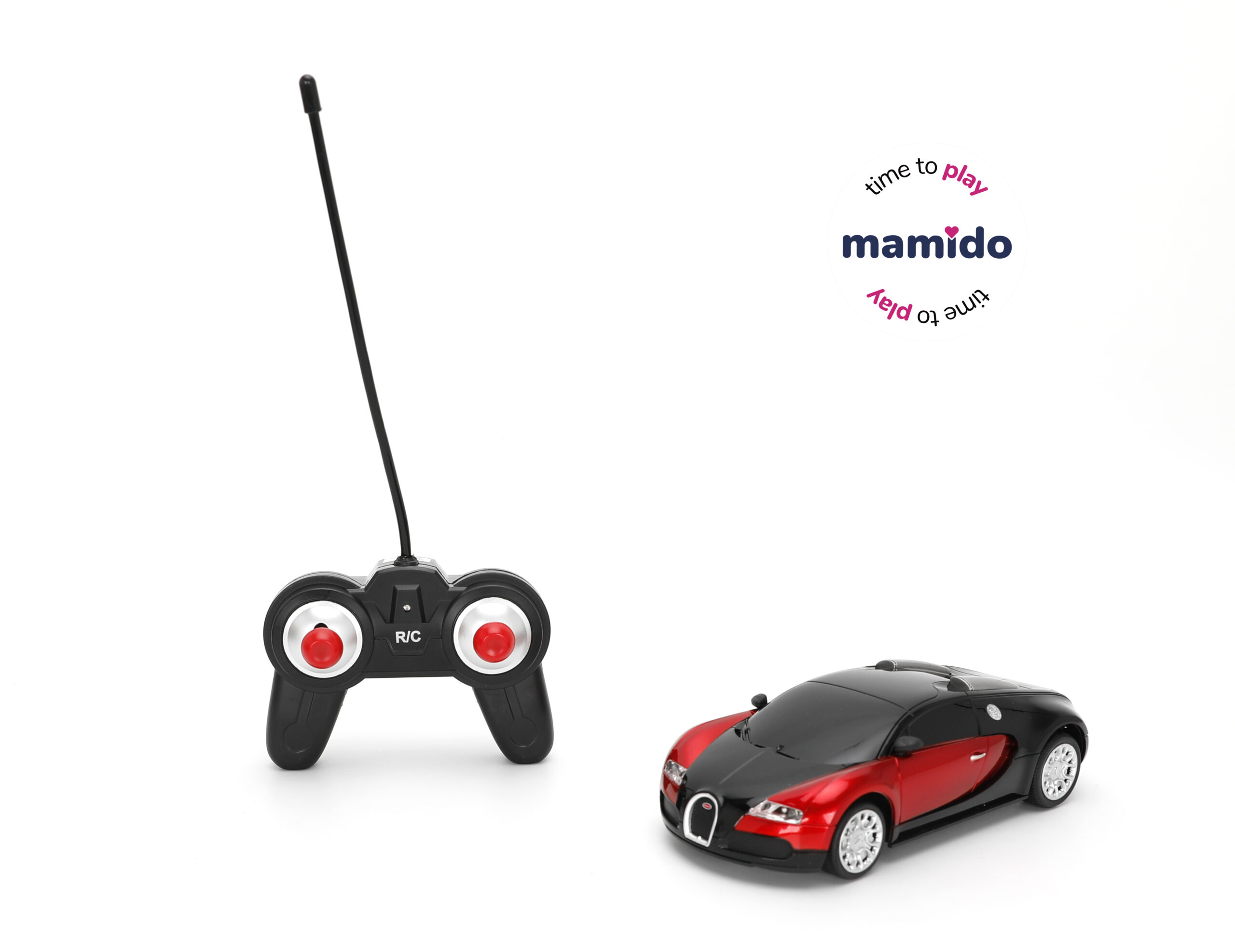 Mamido Auto na dálkové ovládání Bugatti Veyron 16.4 Grand Sport R/C 1:24 červené