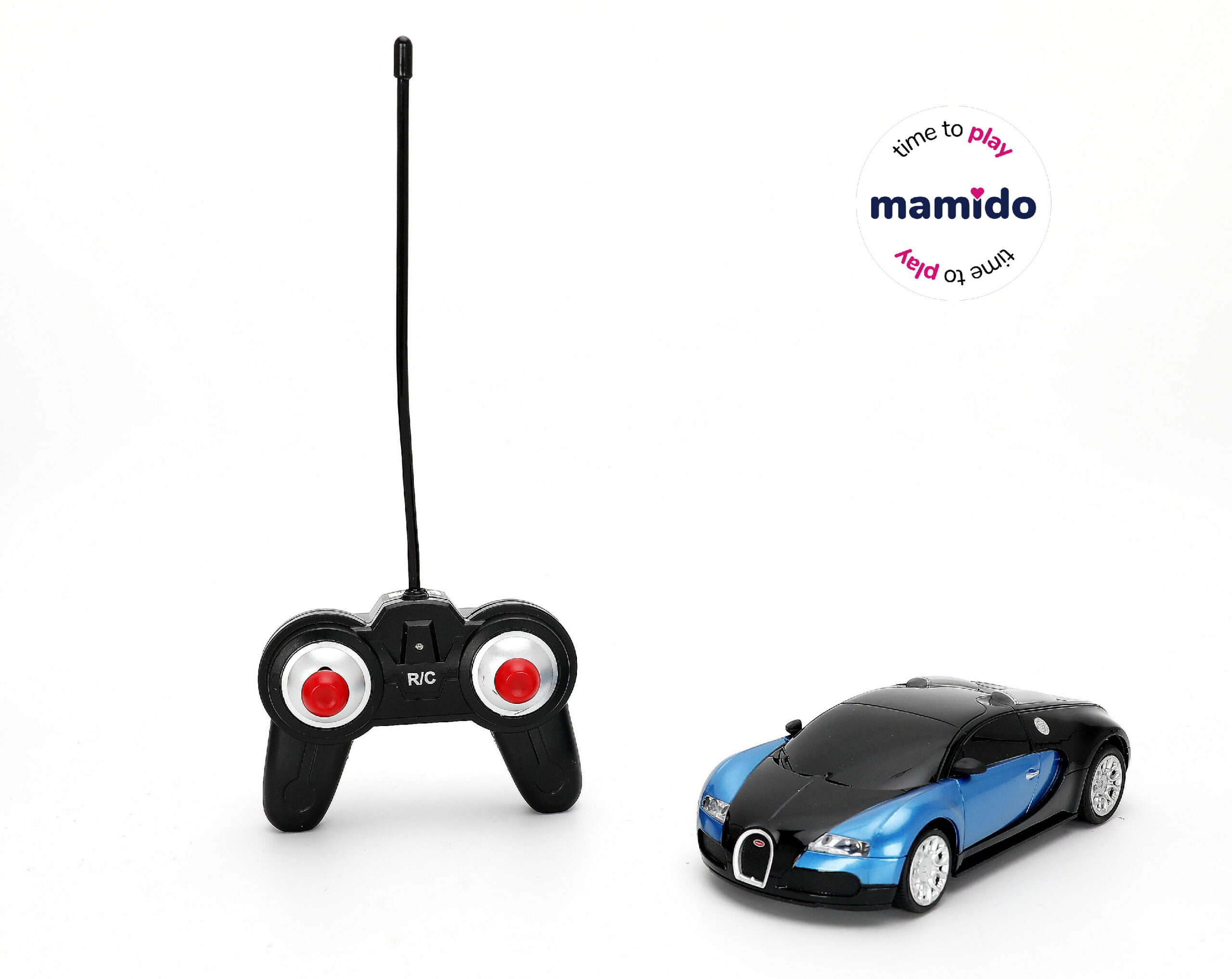 Mamido Auto na dálkové ovládání Bugatti Veyron 16.4 Grand Sport R/C 1:24 modré - Obrázek 2