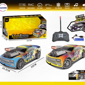 Mamido Auto na dálkové ovládání Crazy Engine 1:16 s vibracemi