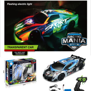 Mamido Auto na dálkové ovládání RC Racing Mania 1:18 se světelnými efekty zelené