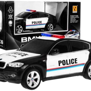 Mamido Policejní autíčko na dálkové ovládání R/C BMW X6 1:24 Barva: Černá