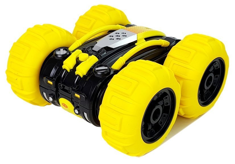 Oboustranné auto na dálkové ovládání R/C 1:24 žluté - Obrázek 2