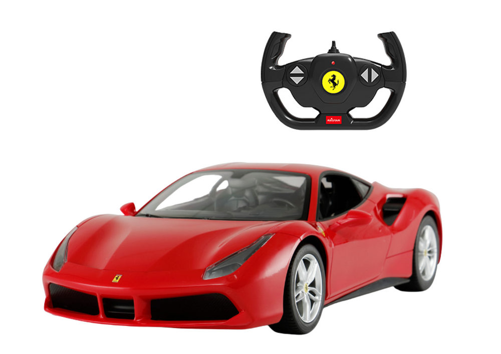 RASTAR Auto na dálkové ovládání R/C Ferrari 488 GTB 1:14 Rastar červené - Obrázek 2