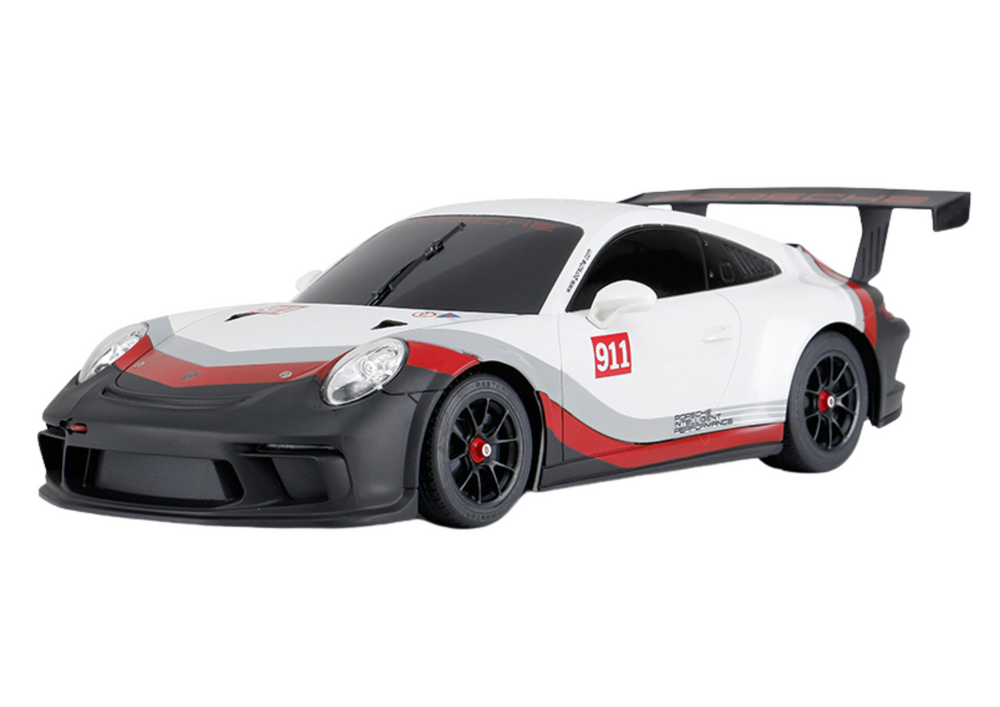 RASTAR Auto na dálkové ovládání R/C Porsche 911 GT3 1:18 Rastar bílé - Obrázek 2