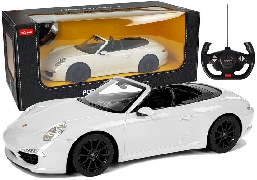 RASTAR RASTAR Auto na dálkové ovládání R/C Porsche 911 Carrera S 1:12 bílé