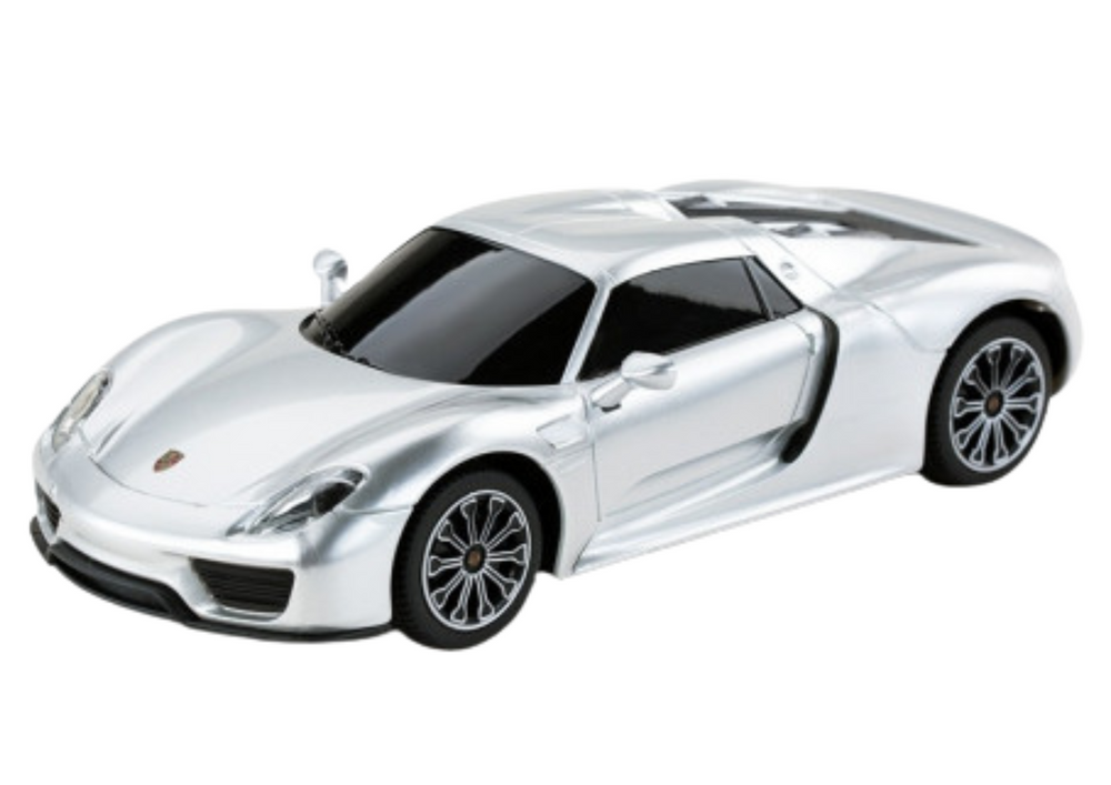 Sportovní autíčko Porsche 918 Spyder na dálkové ovládání RC 1:24 stříbrné - Obrázek 2