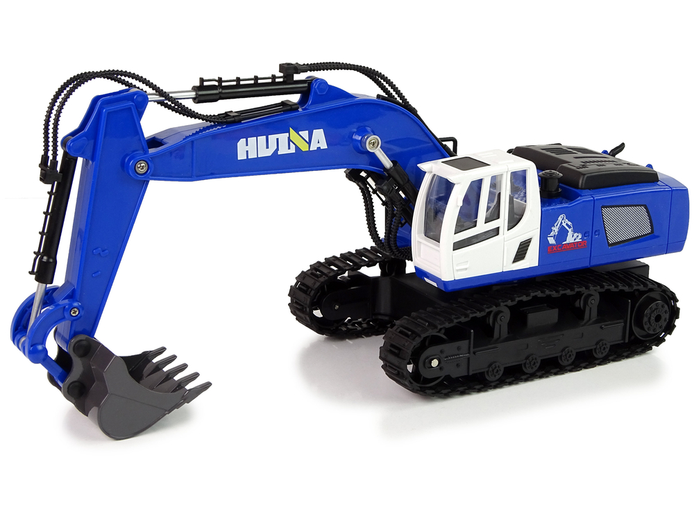 Bagr na dálkové ovládání R/C 1:18 modrý - Obrázek 2
